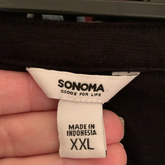 Sonoma, Henley style V-neck top, size XXLarge, EUC - Picture 6 of 7